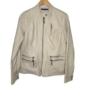 𝅺APT 9 | Vegan Leather Cream Jacket